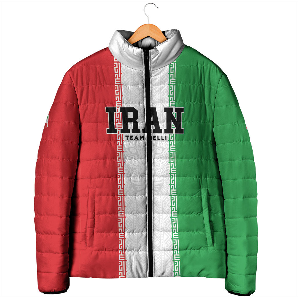 Custom Iran Football 2026 Padded Jacket Go Team Melli Flag Style