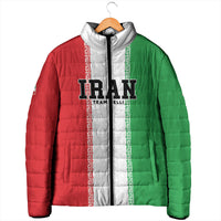 Custom Iran Football 2026 Padded Jacket Go Team Melli Flag Style