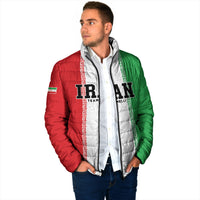 Custom Iran Football 2026 Padded Jacket Go Team Melli Flag Style