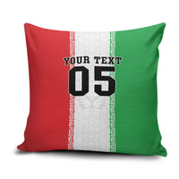 Custom Iran Football 2026 Pillow Cover Go Team Melli Flag Style