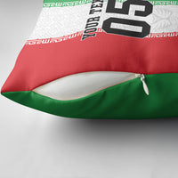 Custom Iran Football 2026 Pillow Cover Go Team Melli Flag Style