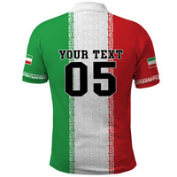 Custom Iran Football 2026 Polo Shirt Go Team Melli Flag Style