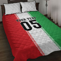 Custom Iran Football 2026 Quilt Bed Set Go Team Melli Flag Style