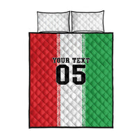 Custom Iran Football 2026 Quilt Bed Set Go Team Melli Flag Style