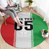 Custom Iran Football 2026 Round Carpet Go Team Melli Flag Style