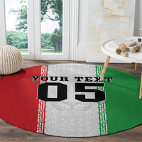 Custom Iran Football 2026 Round Carpet Go Team Melli Flag Style