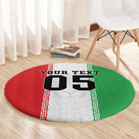 Custom Iran Football 2026 Round Carpet Go Team Melli Flag Style