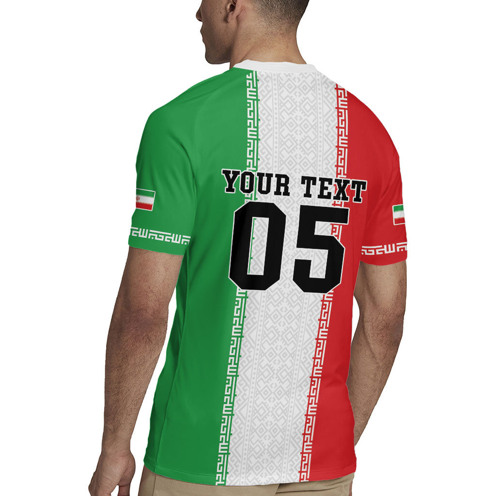 Custom Iran Football 2026 Rugby Jersey Go Team Melli Flag Style