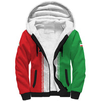 Custom Iran Football 2026 Sherpa Hoodie Go Team Melli Flag Style