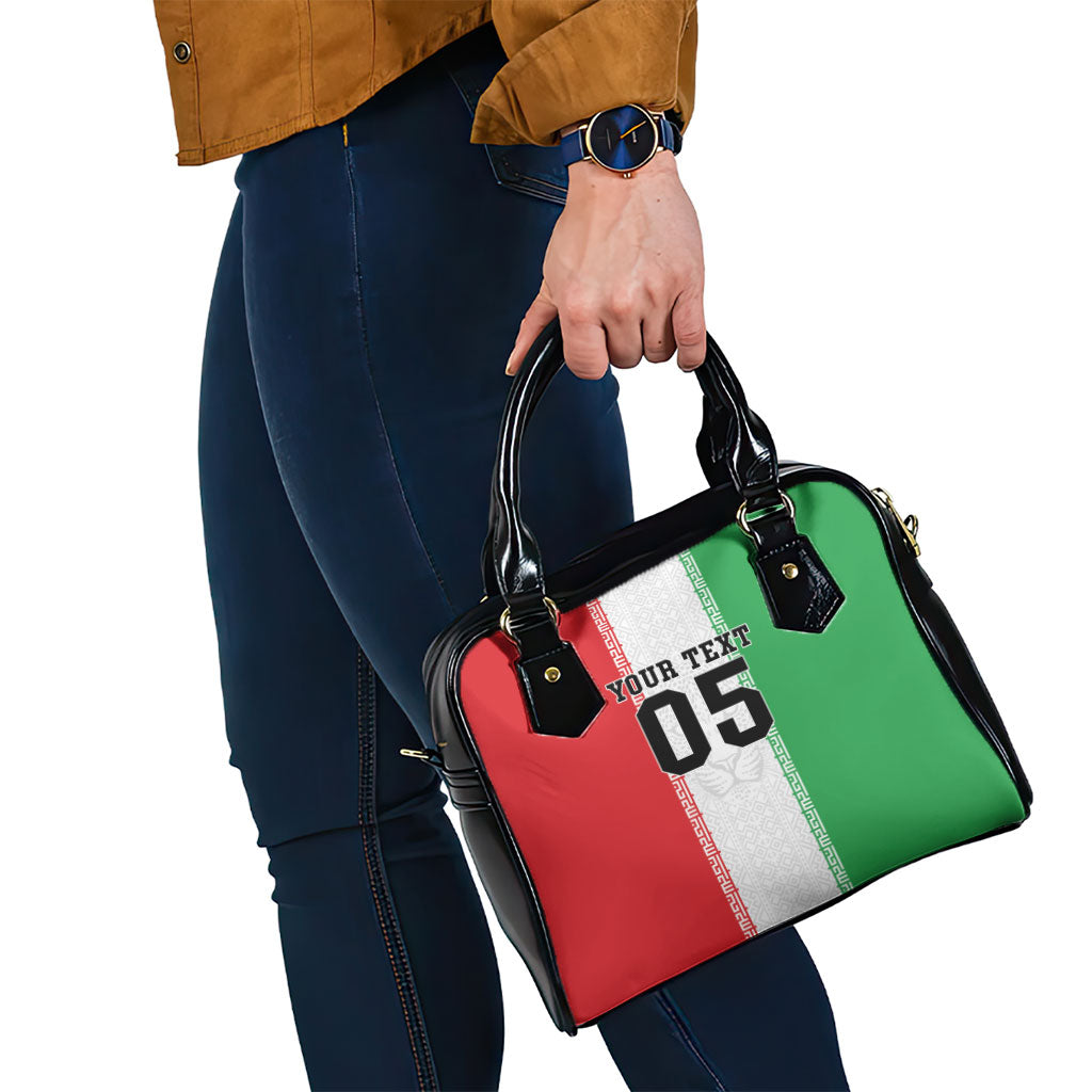 Custom Iran Football 2026 Shoulder Handbag Go Team Melli Flag Style