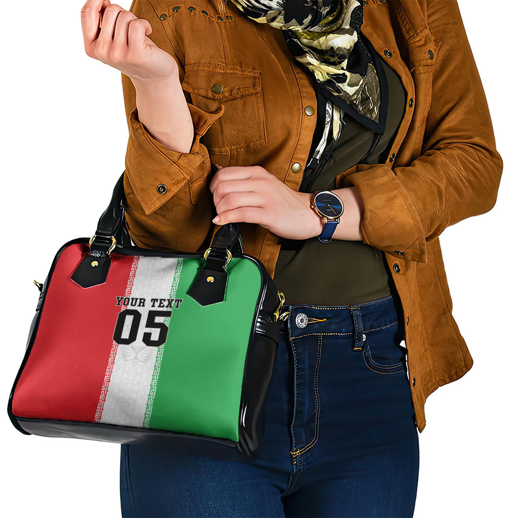Custom Iran Football 2026 Shoulder Handbag Go Team Melli Flag Style