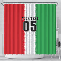 Custom Iran Football 2026 Shower Curtain Go Team Melli Flag Style