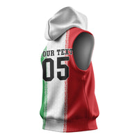 Custom Iran Football 2026 Sleeveless Hoodie Go Team Melli Flag Style