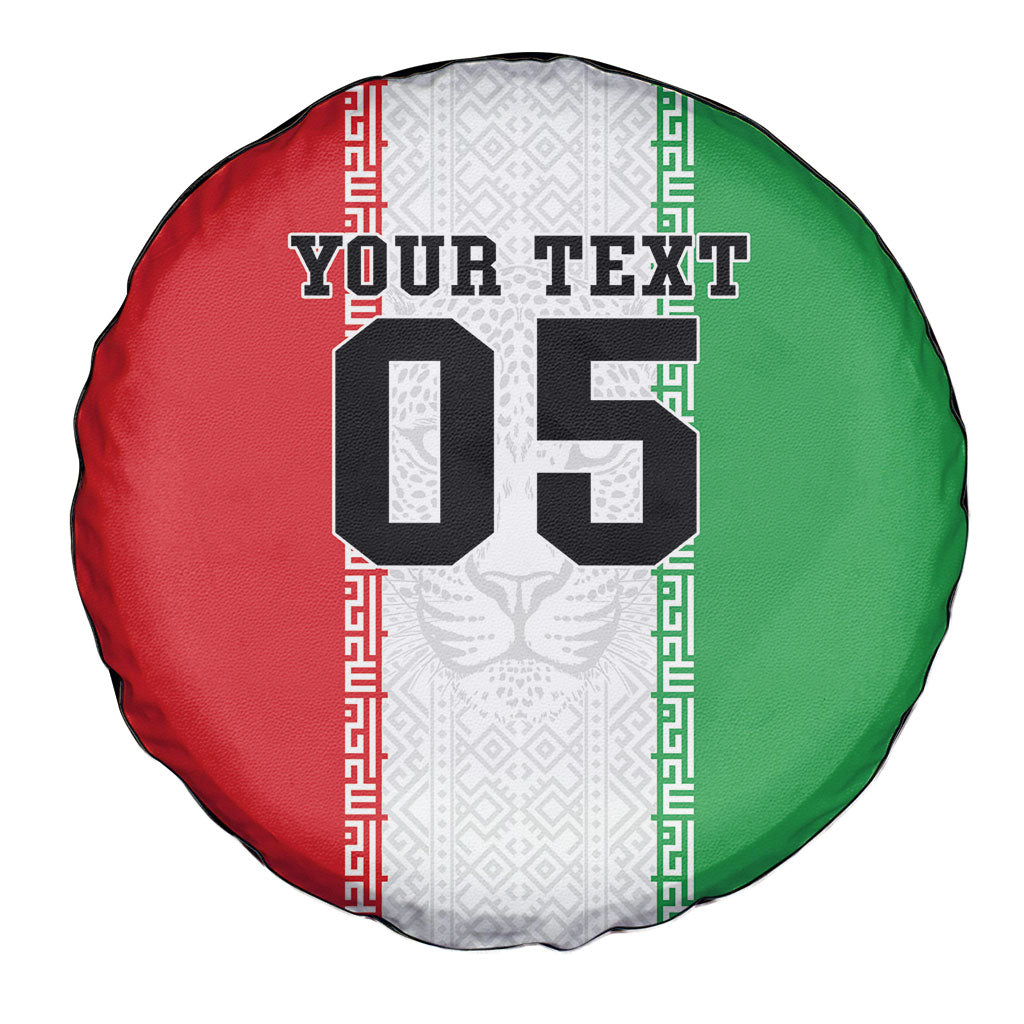 Custom Iran Football 2026 Spare Tire Cover Go Team Melli Flag Style