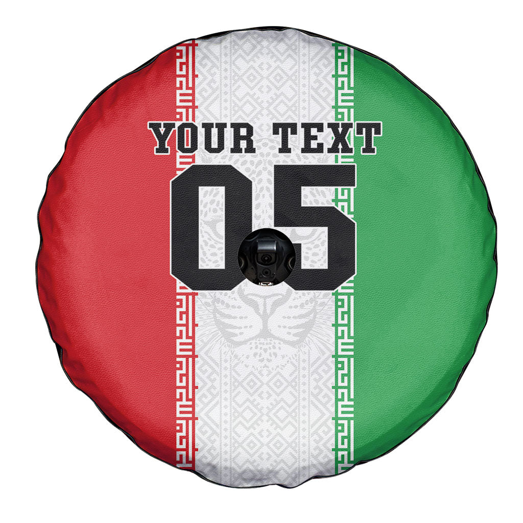 Custom Iran Football 2026 Spare Tire Cover Go Team Melli Flag Style