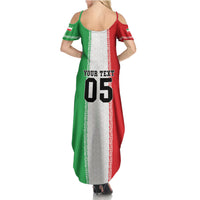 Custom Iran Football 2026 Summer Maxi Dress Go Team Melli Flag Style