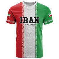 Custom Iran Football 2026 T Shirt Go Team Melli Flag Style