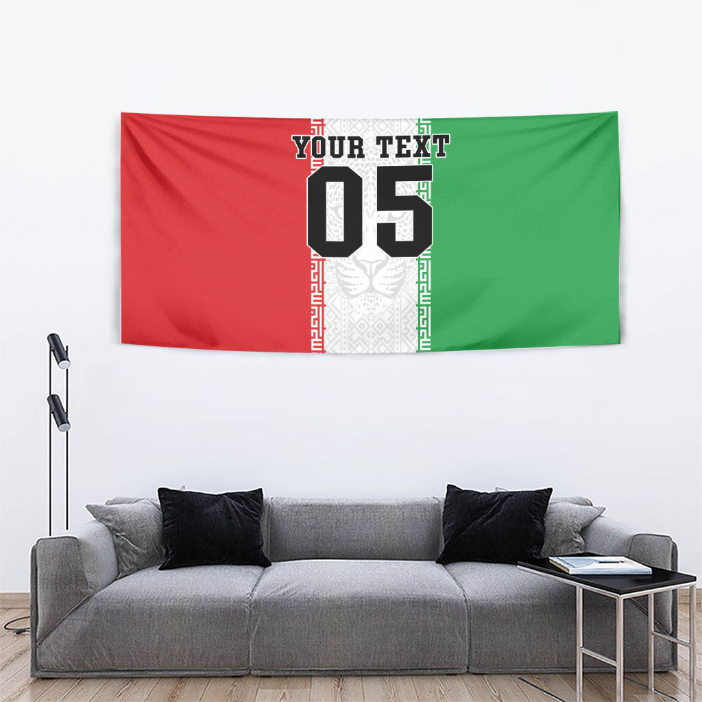 Custom Iran Football 2026 Tapestry Go Team Melli Flag Style