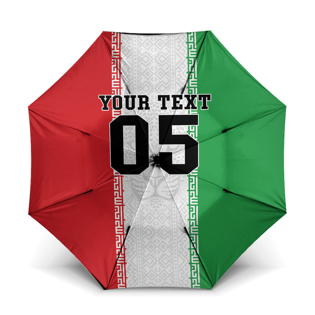 Custom Iran Football 2026 Umbrella Go Team Melli Flag Style