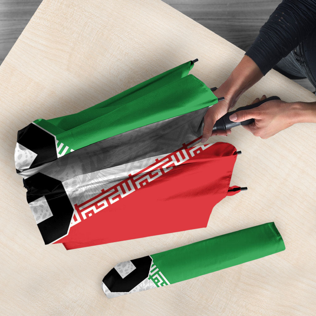 Custom Iran Football 2026 Umbrella Go Team Melli Flag Style