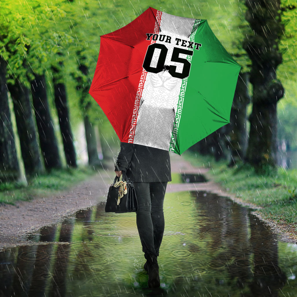 Custom Iran Football 2026 Umbrella Go Team Melli Flag Style