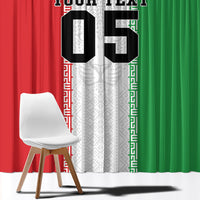 Custom Iran Football 2026 Window Curtain Go Team Melli Flag Style