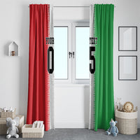 Custom Iran Football 2026 Window Curtain Go Team Melli Flag Style