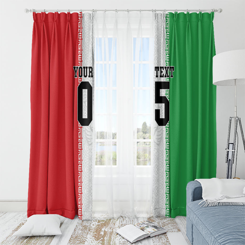 Custom Iran Football 2026 Window Curtain Go Team Melli Flag Style
