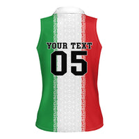 Custom Iran Football 2026 Women Sleeveless Polo Shirt Go Team Melli Flag Style