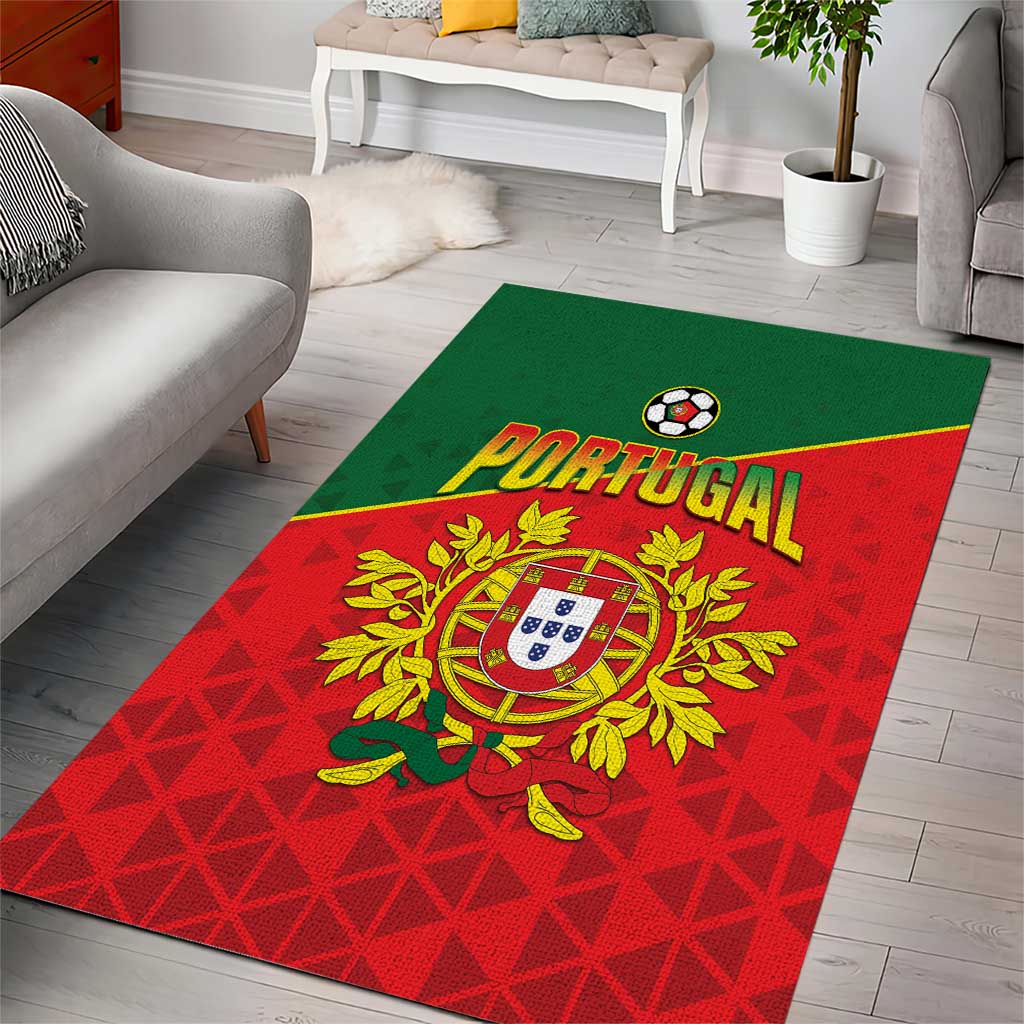 Portugal 2024 Football Area Rug Go Champions A Selecao das Quinas LT05 - Wonder Print Shop