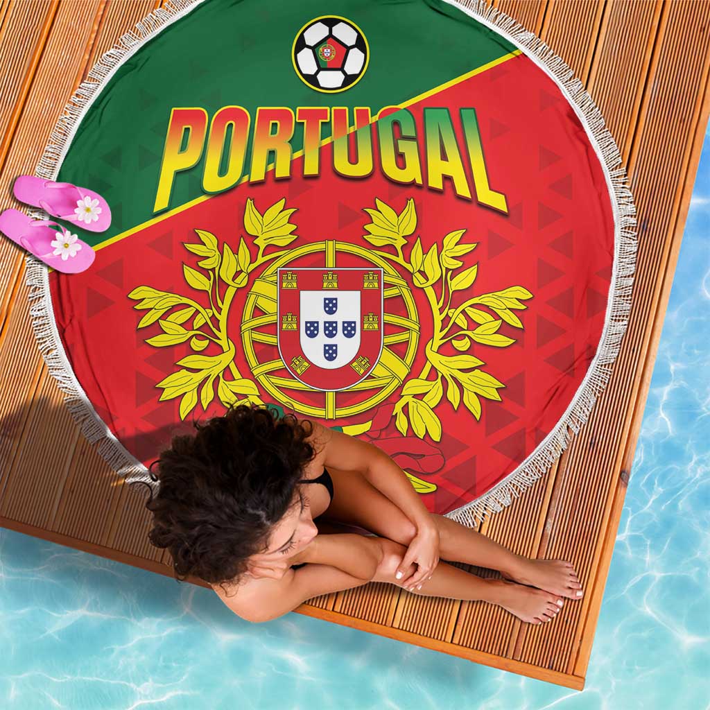 Portugal 2024 Football Beach Blanket Go Champions A Selecao das Quinas LT05 - Wonder Print Shop