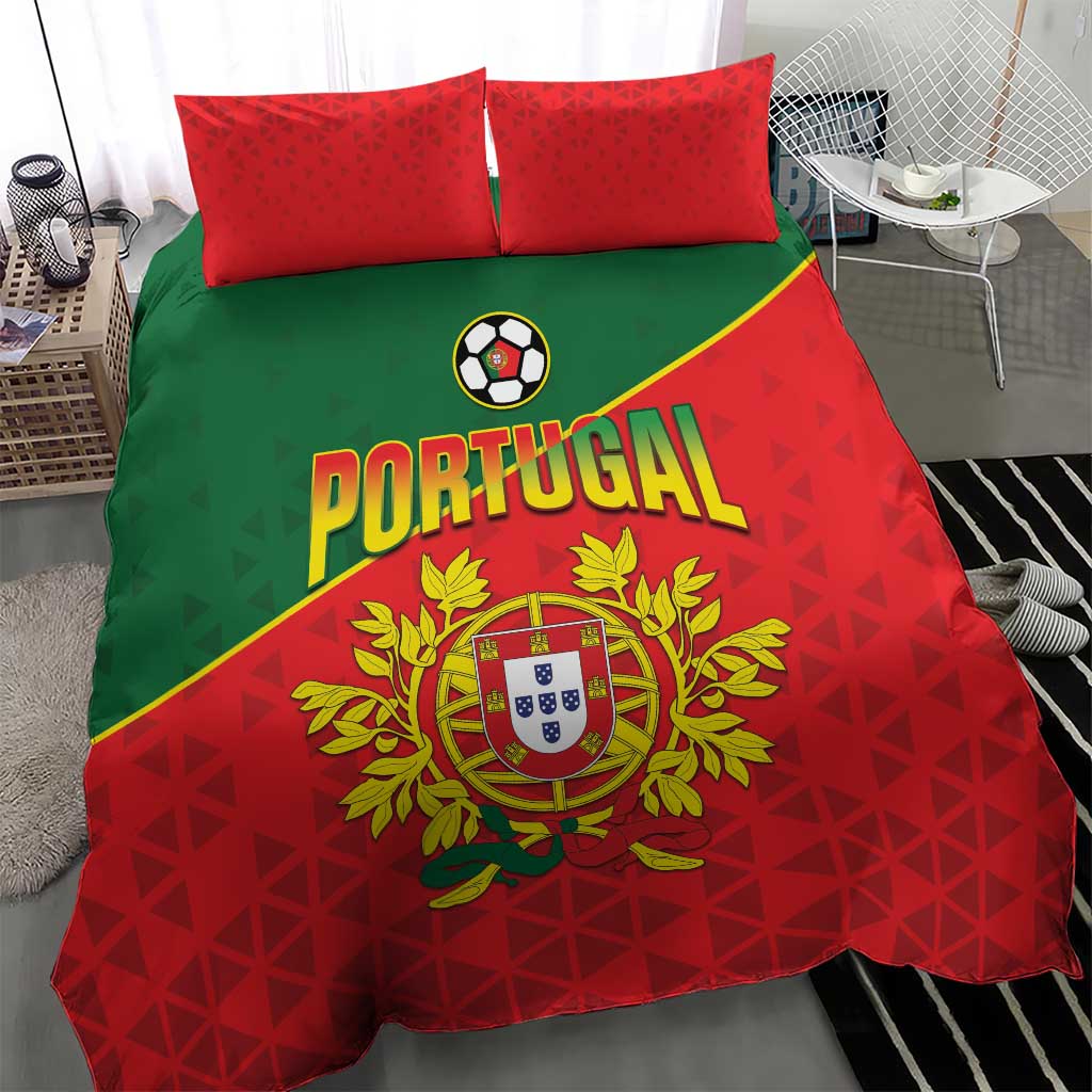 Portugal 2024 Football Bedding Set Go Champions A Selecao das Quinas LT05 - Wonder Print Shop