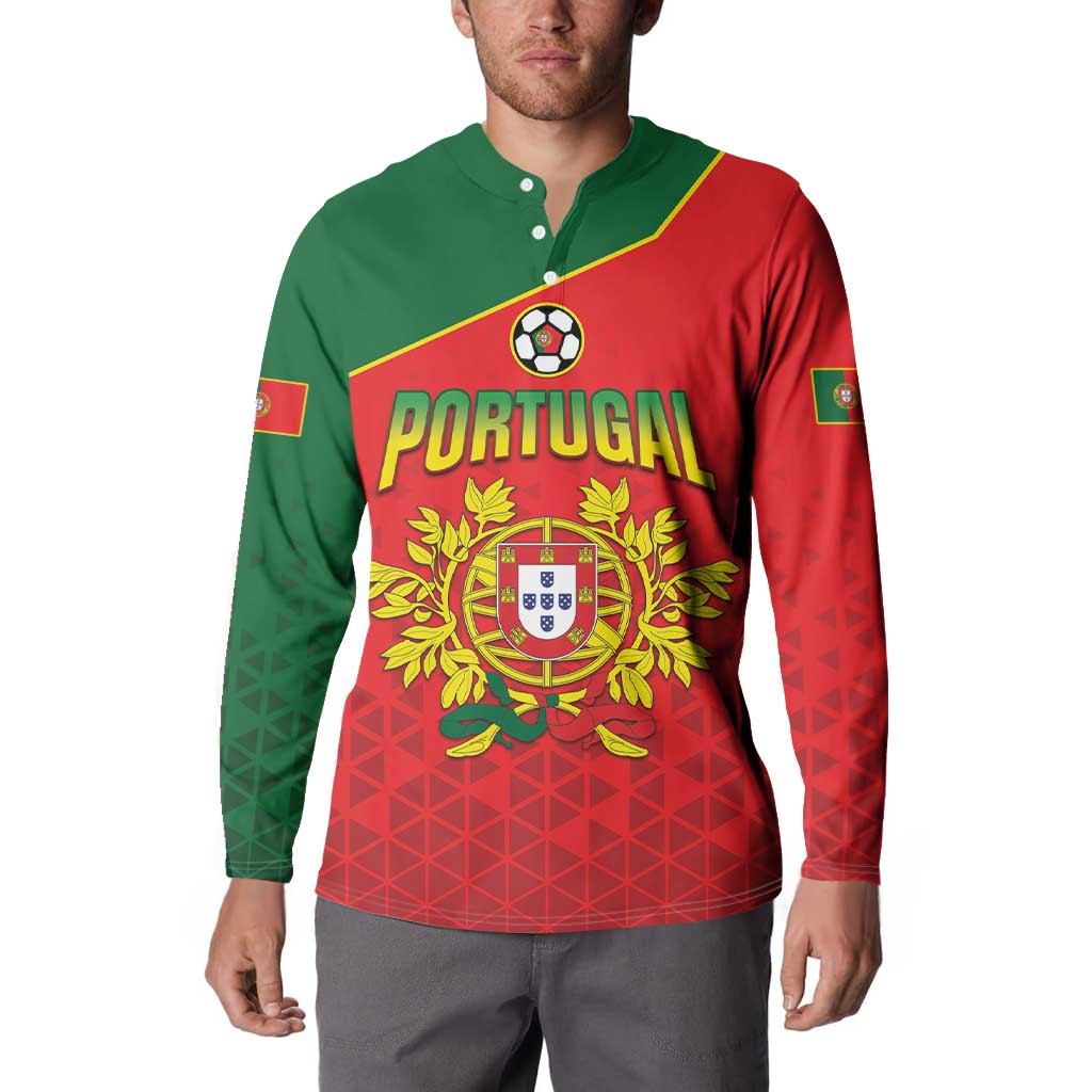 Custom Portugal 2024 Football Button Sweatshirt Go Champions A Selecao das Quinas LT05 - Wonder Print Shop