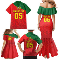 Custom Portugal 2024 Football Family Matching Mermaid Dress and Hawaiian Shirt Go Champions A Selecao das Quinas LT05 - Wonder Print Shop