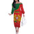 Custom Portugal 2024 Football Family Matching Off The Shoulder Long Sleeve Dress and Hawaiian Shirt Go Champions A Selecao das Quinas LT05 - Wonder Print Shop
