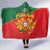 Portugal 2024 Football Hooded Blanket Go Champions A Selecao das Quinas
