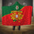 Portugal 2024 Football Hooded Blanket Go Champions A Selecao das Quinas
