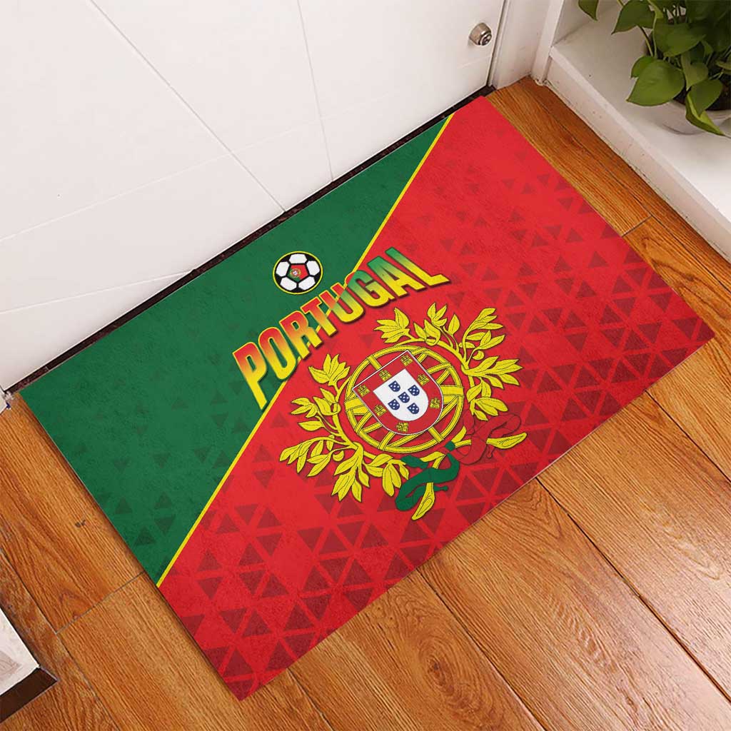 Portugal 2024 Football Rubber Doormat Go Champions A Selecao das Quinas LT05 - Wonder Print Shop