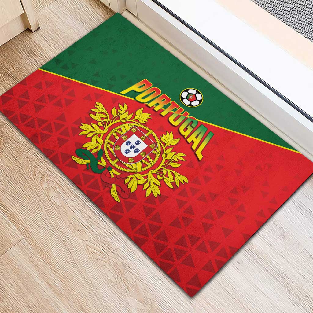 Portugal 2024 Football Rubber Doormat Go Champions A Selecao das Quinas LT05 - Wonder Print Shop