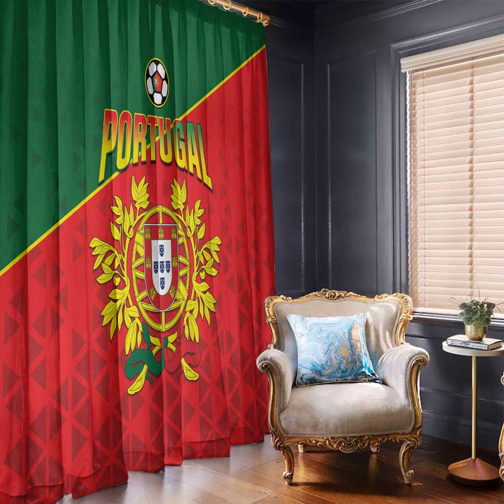 Portugal 2024 Football Window Curtain Go Champions A Selecao das Quinas LT05 - Wonder Print Shop