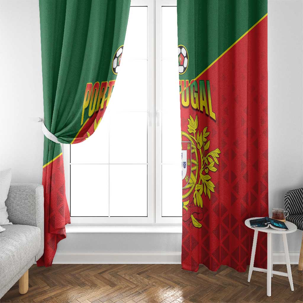 Portugal 2024 Football Window Curtain Go Champions A Selecao das Quinas LT05 - Wonder Print Shop