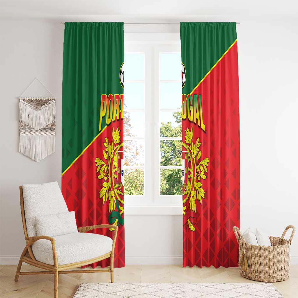 Portugal 2024 Football Window Curtain Go Champions A Selecao das Quinas LT05 - Wonder Print Shop