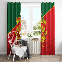 Portugal 2024 Football Window Curtain Go Champions A Selecao das Quinas LT05 - Wonder Print Shop