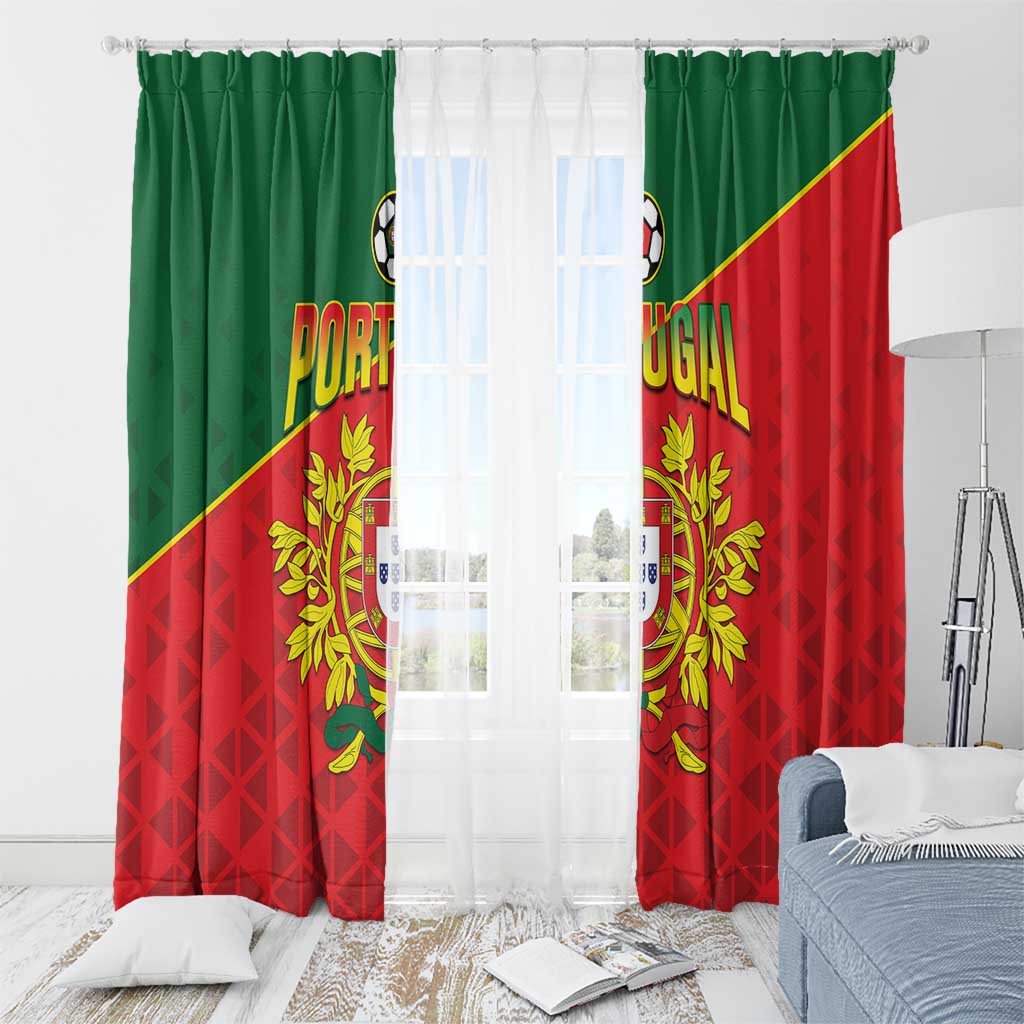 Portugal 2024 Football Window Curtain Go Champions A Selecao das Quinas LT05 - Wonder Print Shop