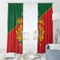 Portugal 2024 Football Window Curtain Go Champions A Selecao das Quinas LT05 - Wonder Print Shop