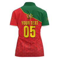 Custom Portugal 2024 Football Women Polo Shirt Go Champions A Selecao das Quinas LT05 - Wonder Print Shop