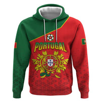 Custom Portugal 2024 Football Zip Hoodie Go Champions A Selecao das Quinas LT05 - Wonder Print Shop