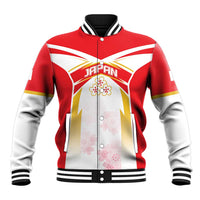 Custom Japan Rugby 2024 Baseball Jacket Go Cherry Blossoms LT05 - Wonder Print Shop