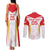 Custom Japan Rugby 2024 Couples Matching Tank Maxi Dress and Long Sleeve Button Shirt Go Cherry Blossoms LT05 - Wonder Print Shop