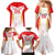 Custom Japan Rugby 2024 Family Matching Mermaid Dress and Hawaiian Shirt Go Cherry Blossoms LT05 - Wonder Print Shop